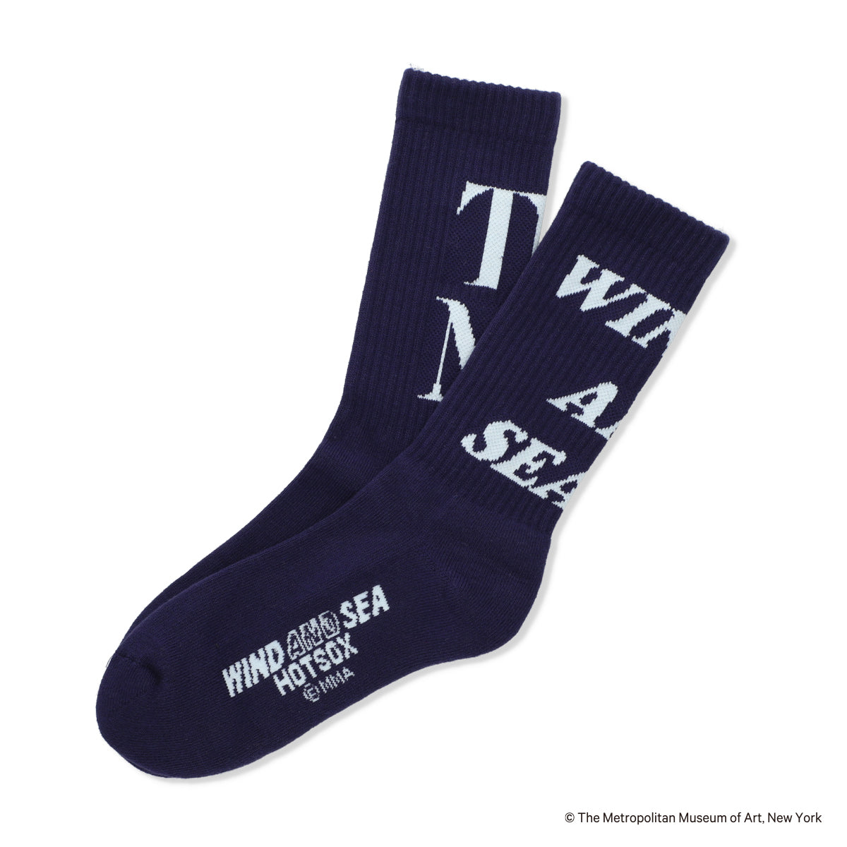 予約販売/11月中旬お届け予定【WIND AND SEAコラボ】Logo Socks