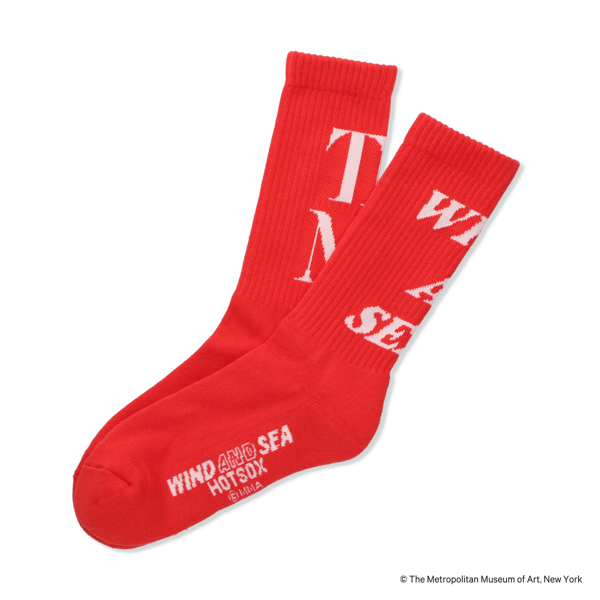 予約販売/11月中旬お届け予定【WIND AND SEAコラボ】Logo Socks