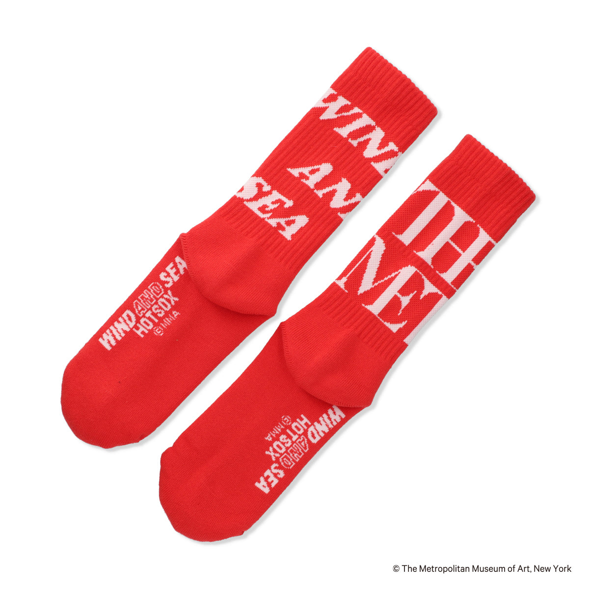 予約販売/11月中旬お届け予定【WIND AND SEAコラボ】Logo Socks