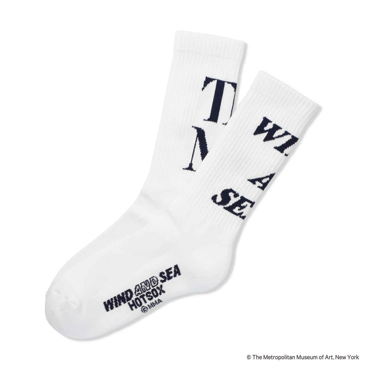 予約販売/11月中旬お届け予定【WIND AND SEAコラボ】Logo Socks